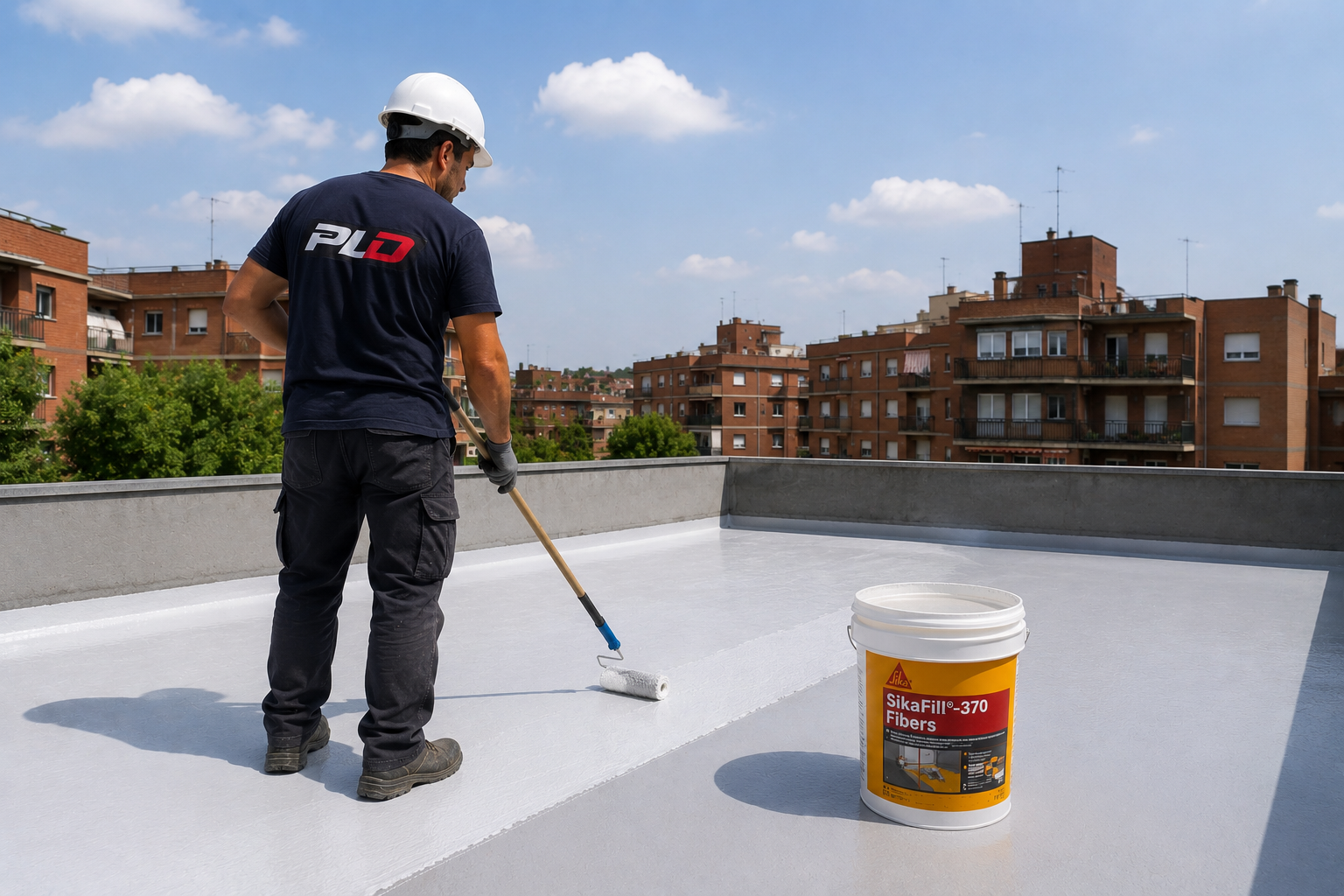 Impermeabilizacion de azotea con productos Sika