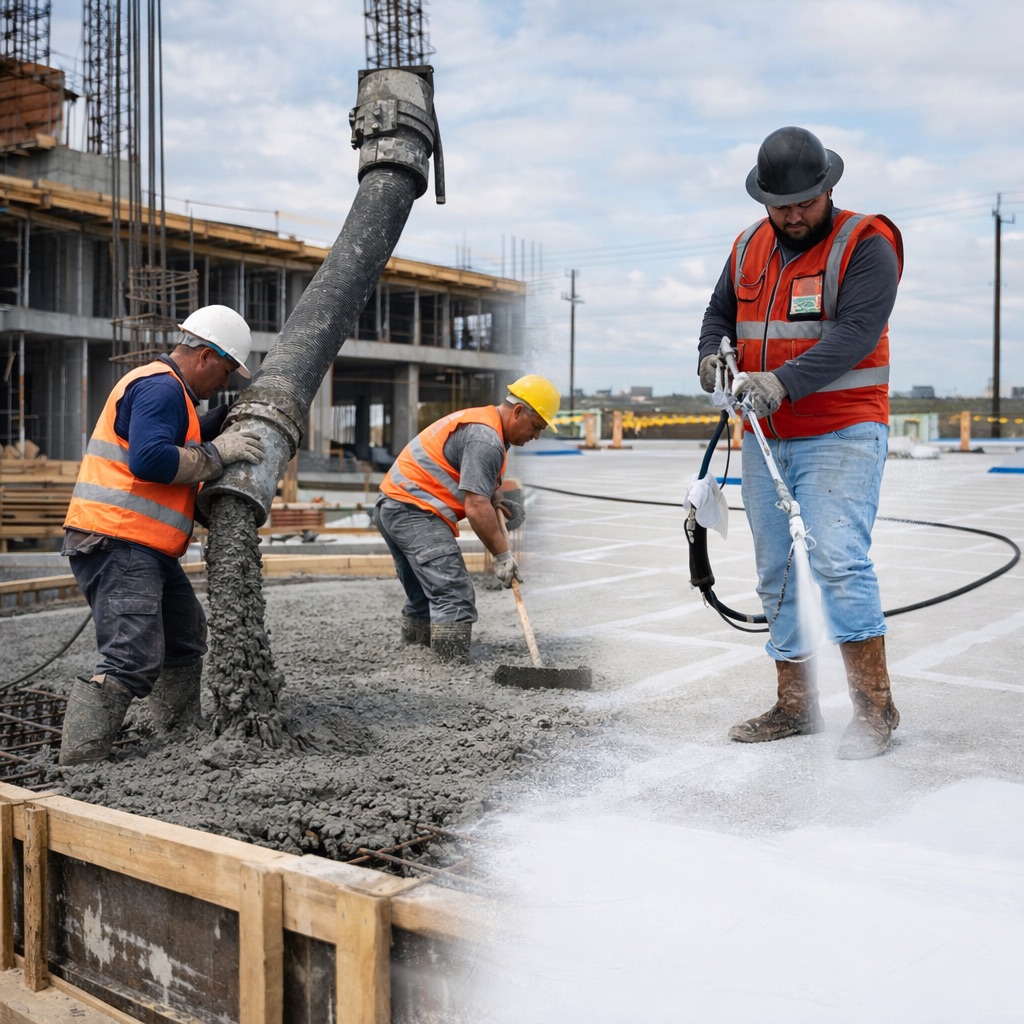 Trabajo en obra de construcción